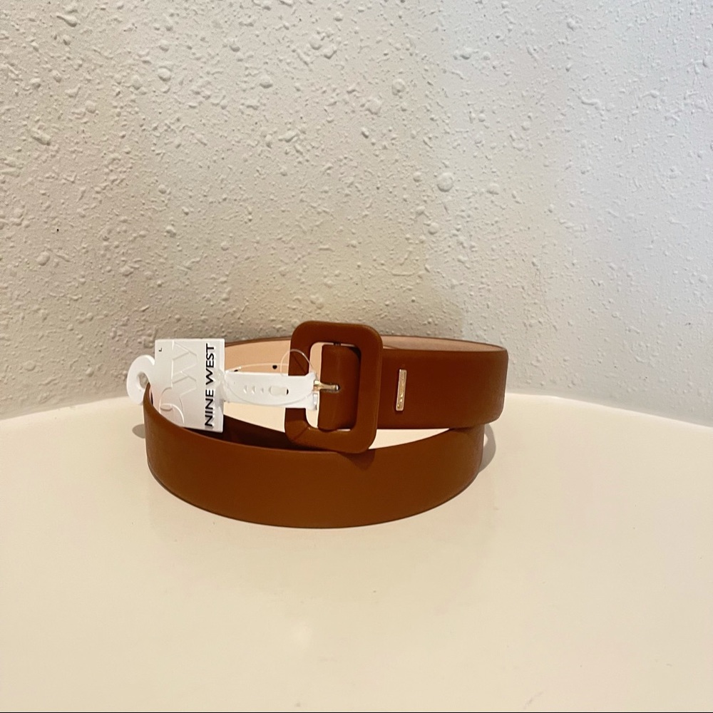 Nine West Brown Women’s Belt/Sz:L/NWT